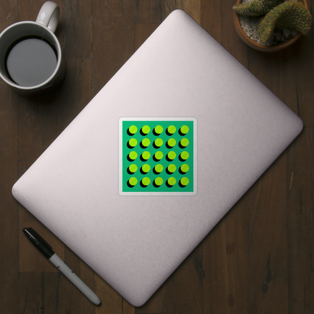 Tennis Ball Grid by LetsOverThinkIt